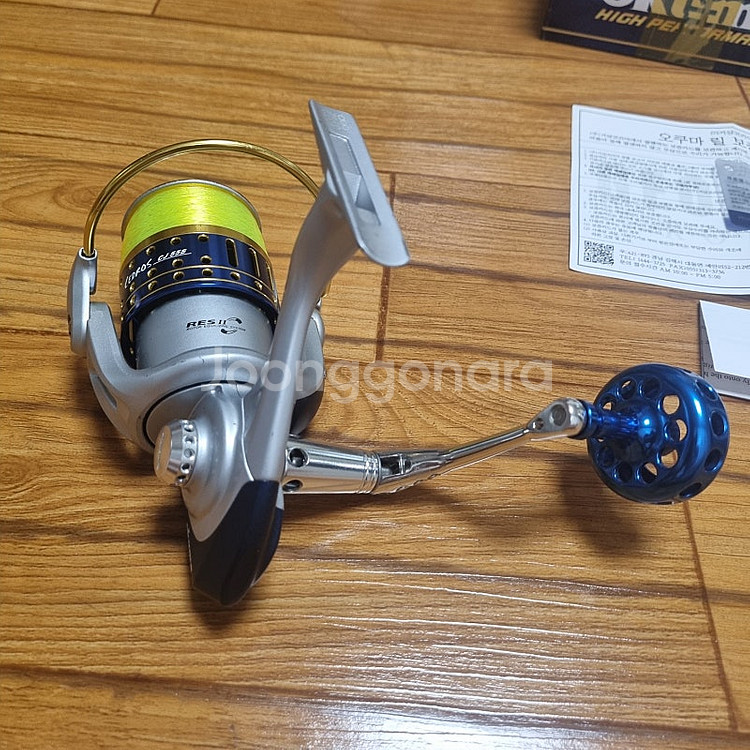 낚시용품 _ 지깅릴, 파핑릴 오쿠마 세드로스 CJ55S 팝니다.--3